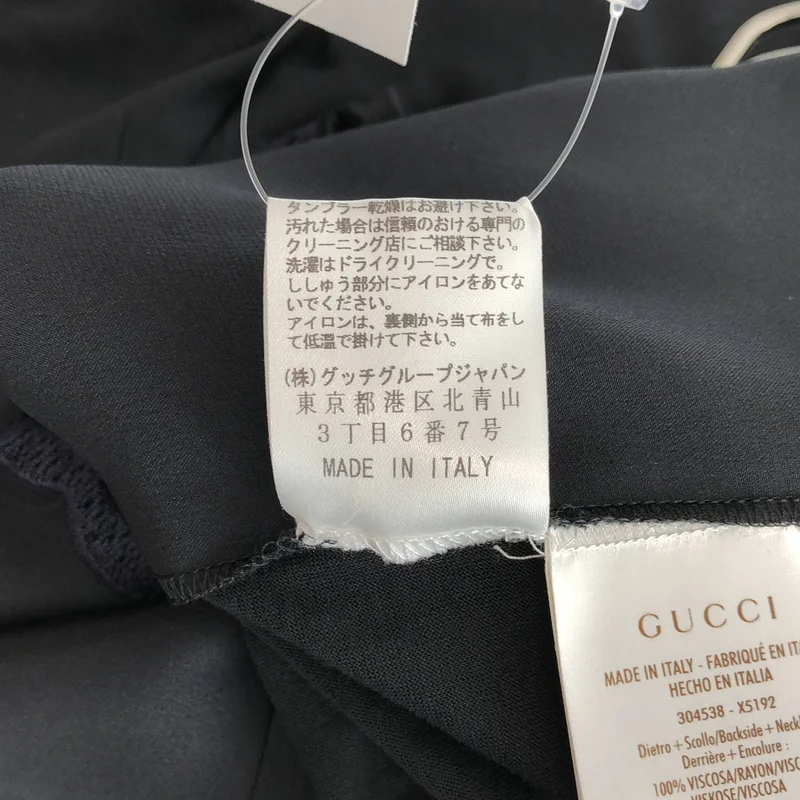 GUCCI / グッチ | フラワーモチーフ サテンカットソー | S | レディース