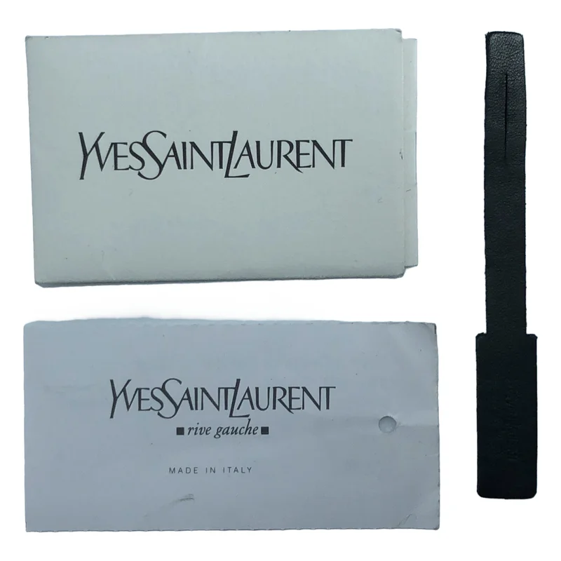YVES SAINT LAURENT rive gauche / イヴサンローランリヴゴーシュ | パテントレザー 型押し ハンド トートバッグ |