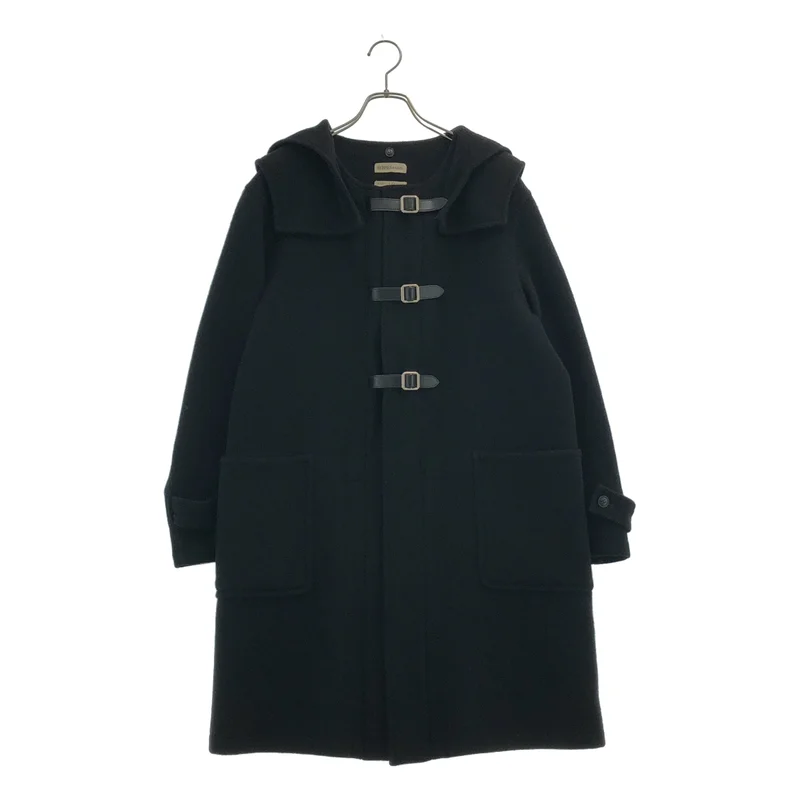 HERMES / エルメス | アピベルト ウール カシミヤ メルトン フーデッドコート | 37 | レディース