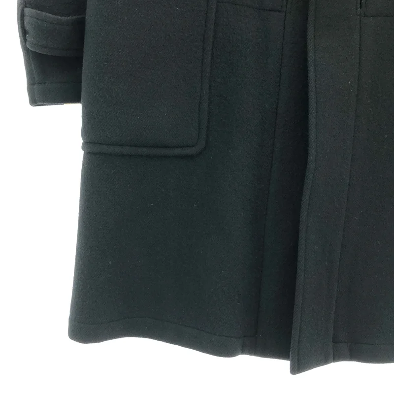 HERMES / エルメス | アピベルト ウール カシミヤ メルトン フーデッドコート | 37 | レディース