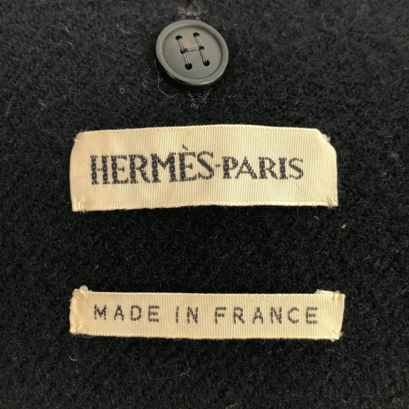 HERMES / エルメス | アピベルト ウール カシミヤ メルトン フーデッドコート | 37 | レディース