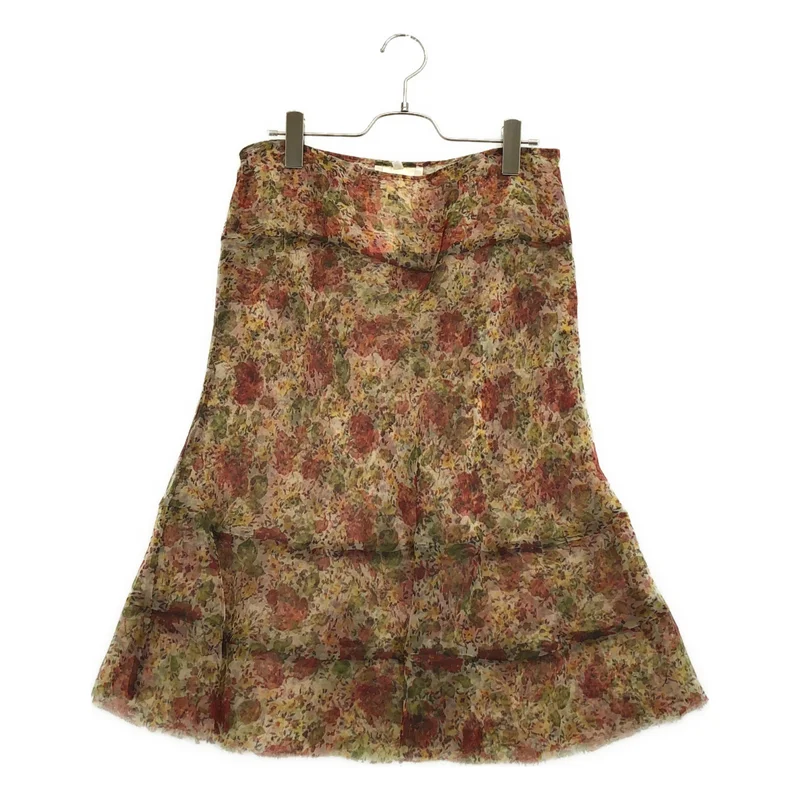 JUNYA WATANABE COMME des GARCONS / ジュンヤワタナベ | 2000AW | ポリエステル フラワースカート | M | レディース