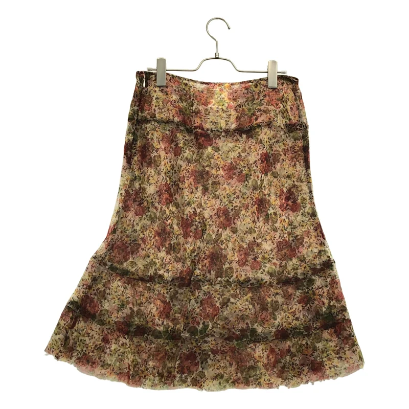 JUNYA WATANABE COMME des GARCONS / ジュンヤワタナベ | 2000AW | ポリエステル フラワースカート | M | レディース