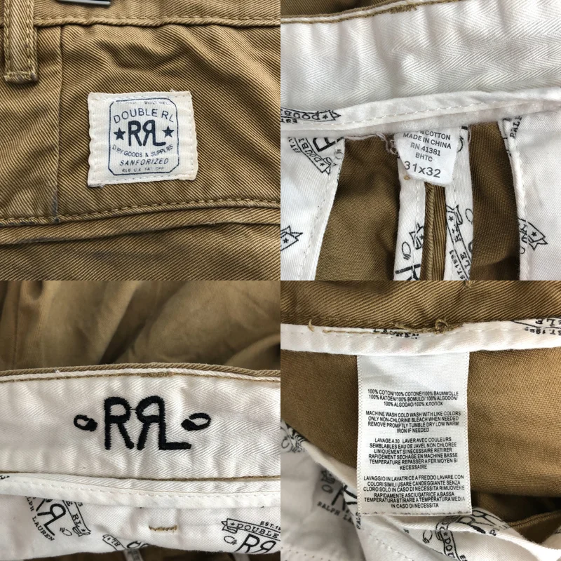 RRL / ダブルアールエル | コットン ボタンフライパンツ | 31 | メンズ