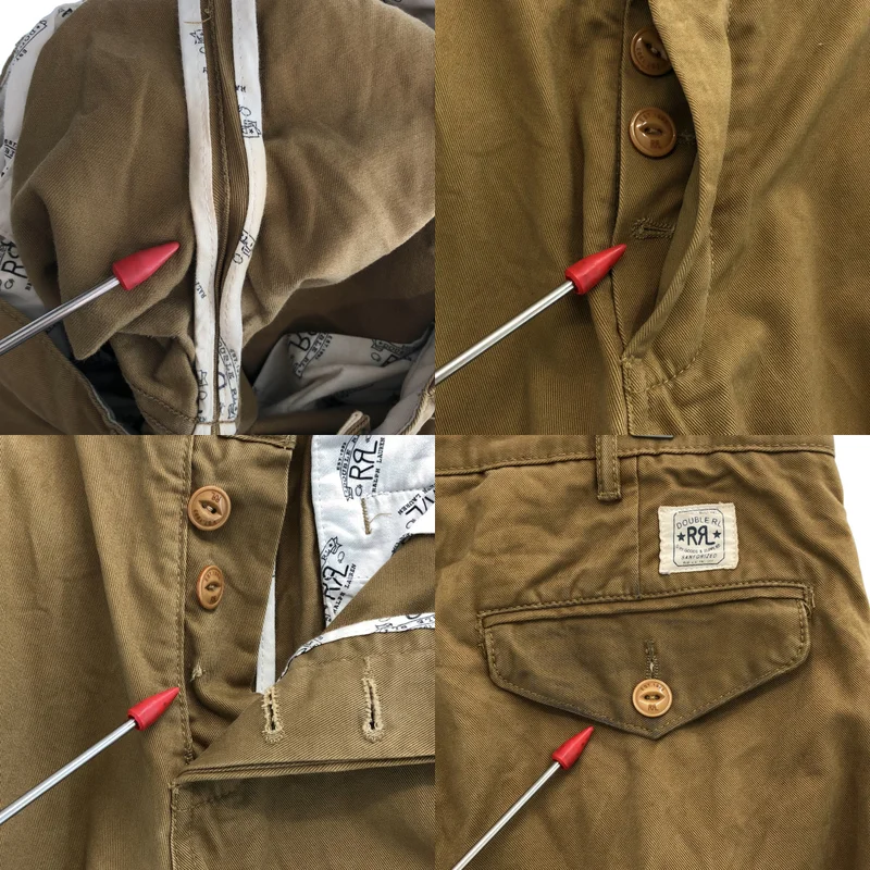 RRL / ダブルアールエル | コットン ボタンフライパンツ | 31 | メンズ