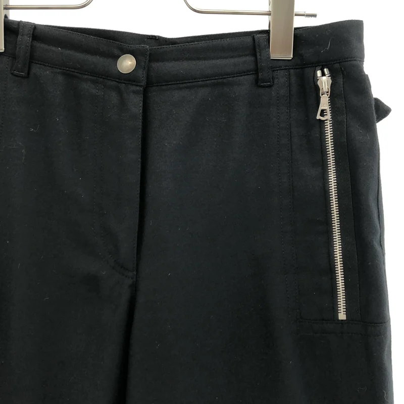 DRIES VAN NOTEN / ドリスヴァンノッテン | ウール カシミヤ ジップデザイン ジョガーパンツ | 38 | レディース