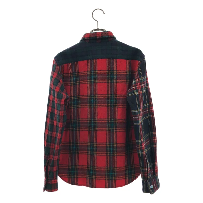 COMME des GARCONS HOMME / コムデギャルソンオム | 2006AW | ウール タータンチェック パッチワーク シャツ | S | メンズ