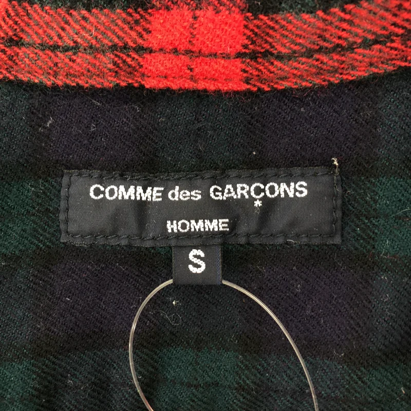 COMME des GARCONS HOMME / コムデギャルソンオム | 2006AW | ウール タータンチェック パッチワーク シャツ | S | メンズ