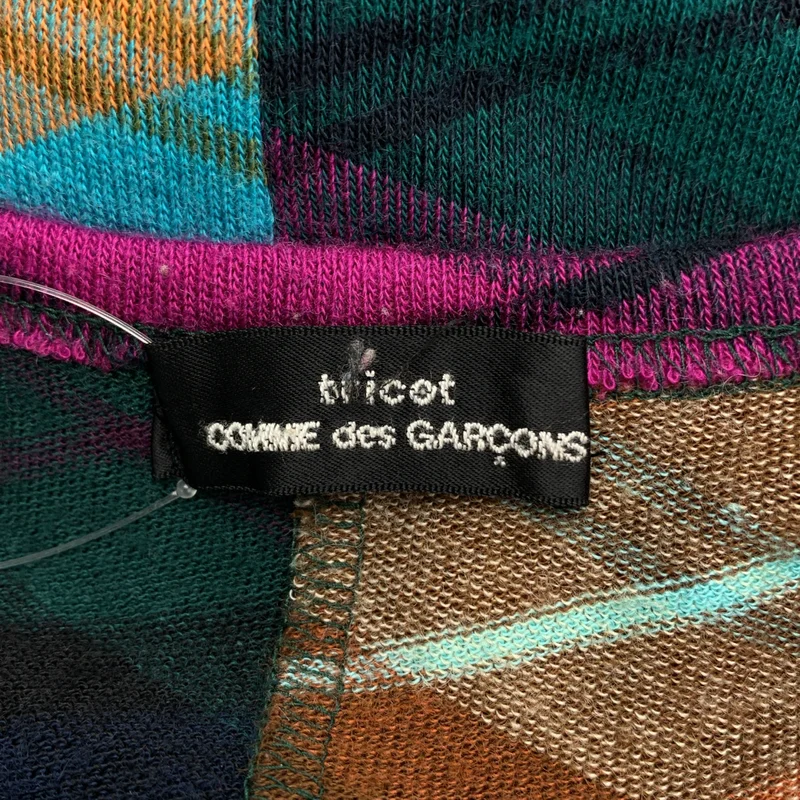 tricot COMME des GARCONS / トリココムデギャルソン | 2000AW | ウール混 切替 パッチワーク ニット |