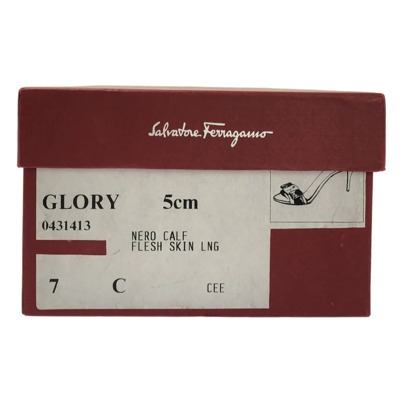 Salvatore Ferragamo / サルヴァトーレフェラガモ | GLORY ヴァラリボン ミュール サンダル | 7 | レディース