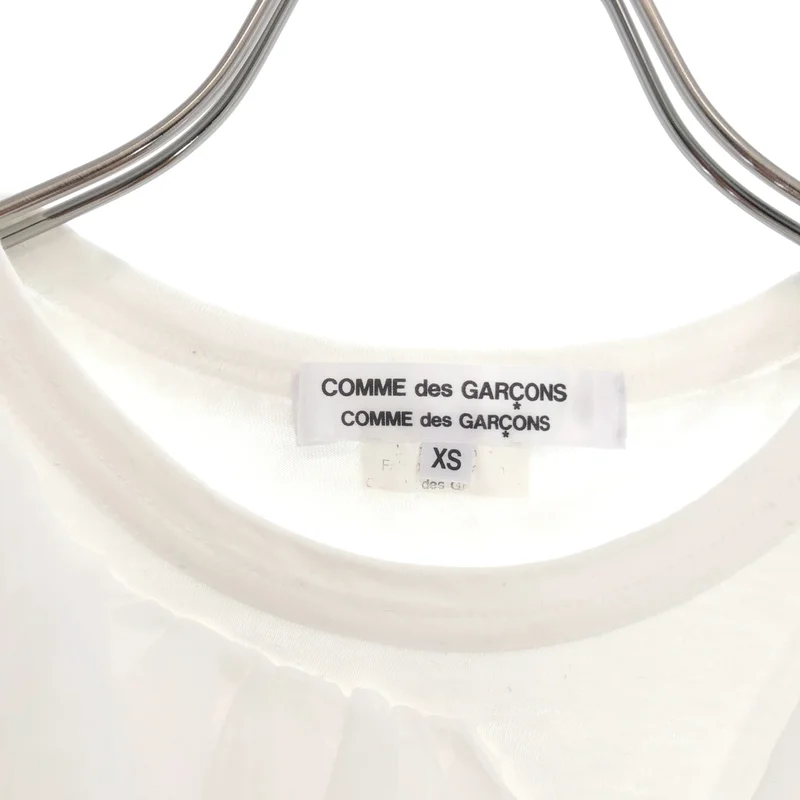 COMME des GARCONS COMME des GARCONS / コムコム | 2009SS | フリルドッキング ロングスリーブTシャツ | XS | レディース