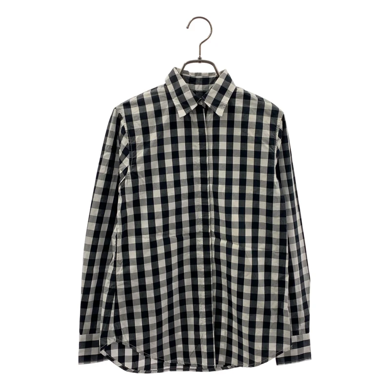 Lauren Ralph Lauren / ローレンラルフローレン | コットン チェック ロゴボタン シャツ ブラウス | XXS | レディース