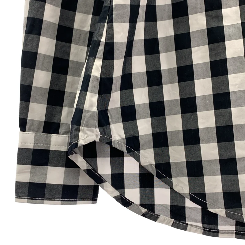 Lauren Ralph Lauren / ローレンラルフローレン | コットン チェック ロゴボタン シャツ ブラウス | XXS | レディース