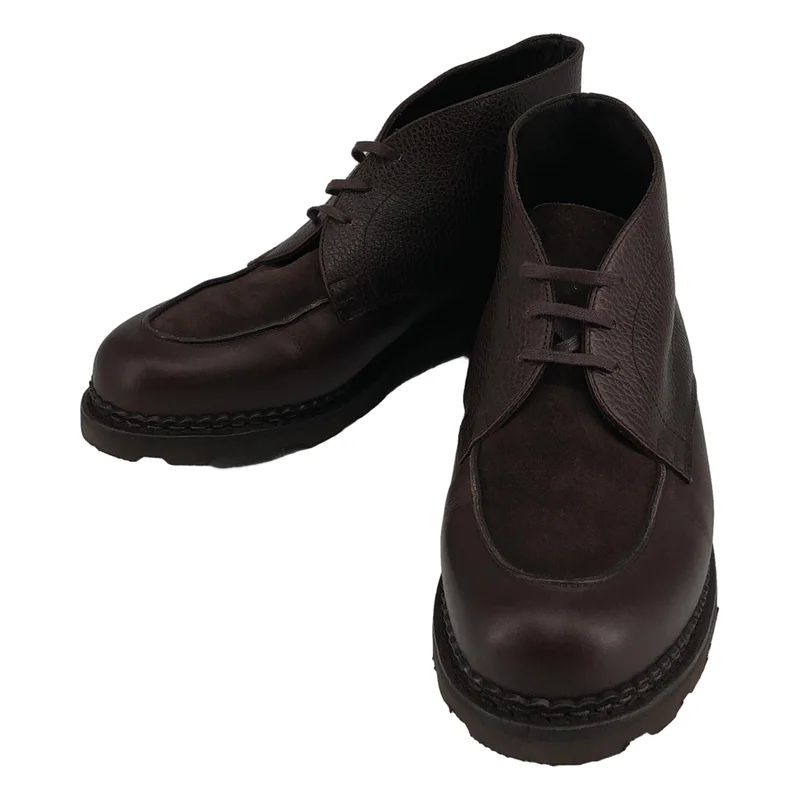 Paraboot / パラブーツ | × ARPENTEUR / SPECIAL CHUKKA / 別注 レザー スエード切り替え チャッカブーツ | 9 1/2 | メンズ