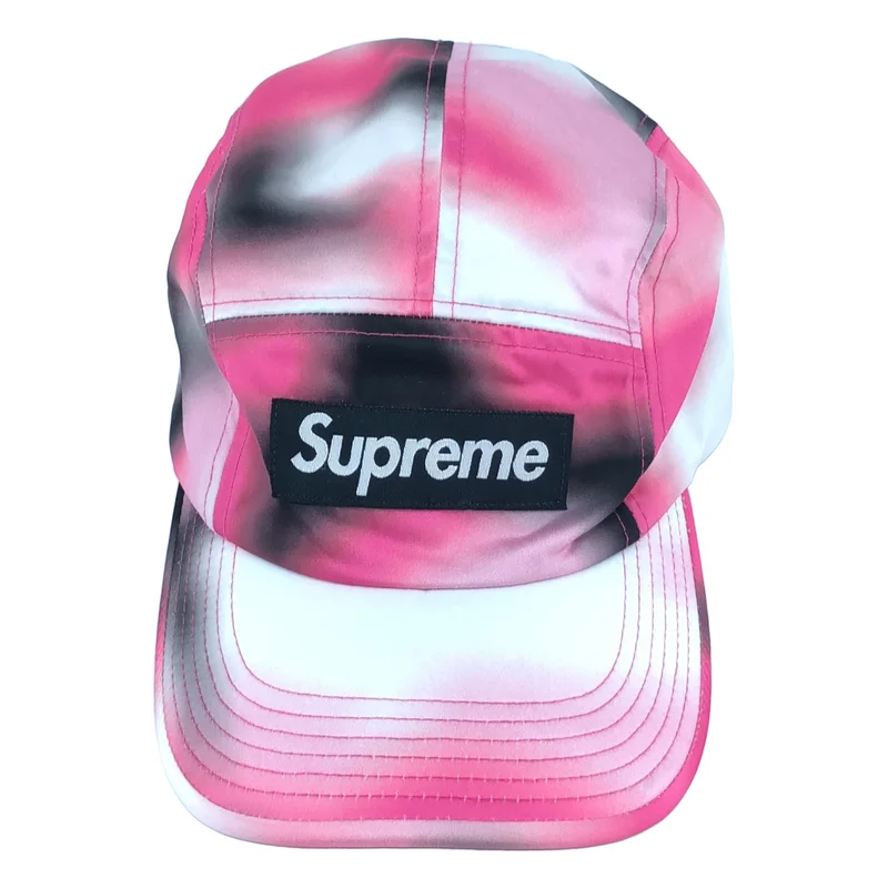 SUPREME / シュプリーム | 2021SS | Washed Satin Camo Camp Cap ボックスロゴ キャップ |