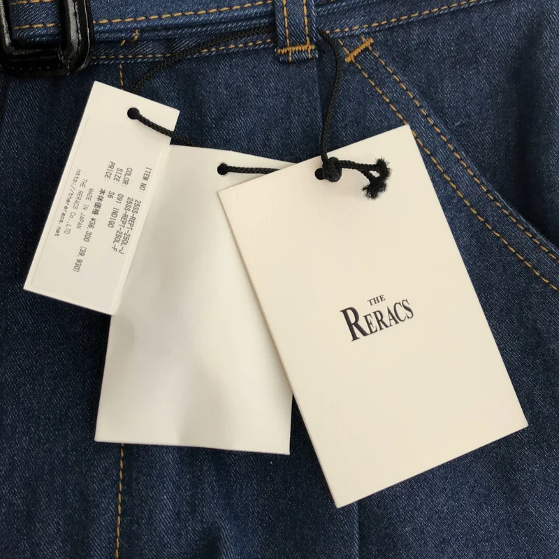 THE RERACS / ザリラクス | 2025SS | THE BELTED WIDE DENIM / ベルテッド ワイドデニムパンツ | 36 | レディース