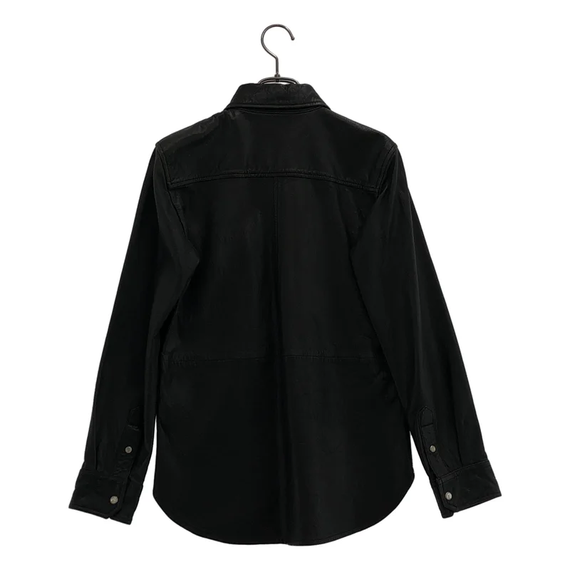 ISABEL MARANT ETOILE / イザベルマランエトワール | レザー ウエスタン シャツジャケット | 36 | レディース