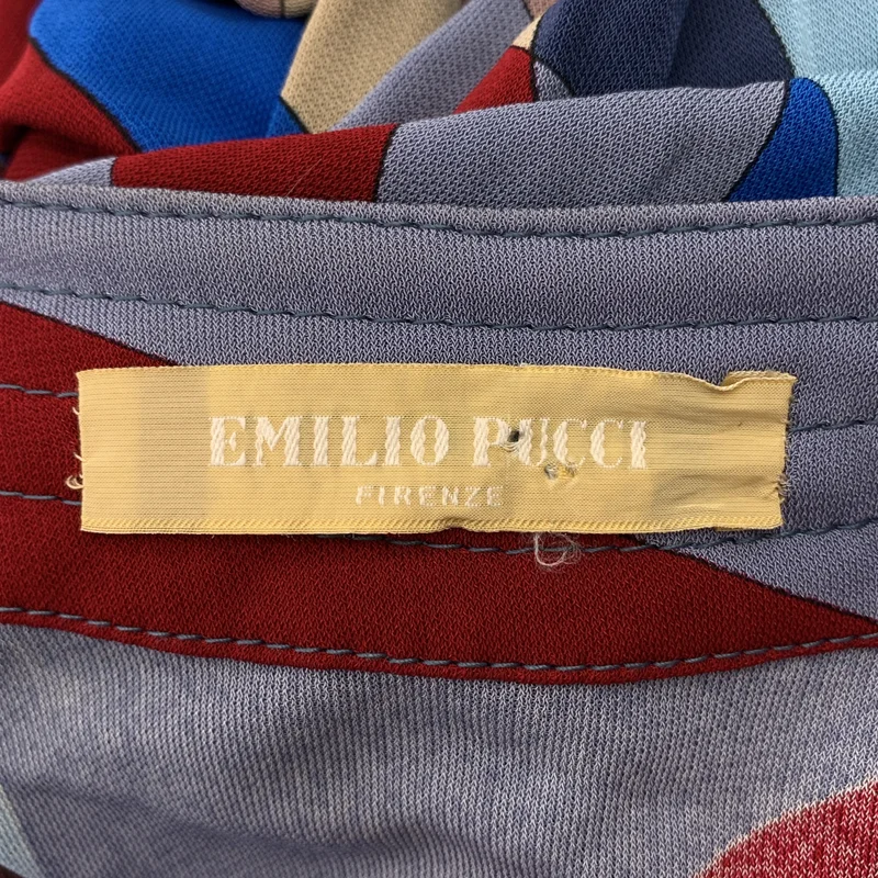 EMILIO PUCCI / エミリオプッチ | ジオメトリック シアーワンピース | 40 | レディース