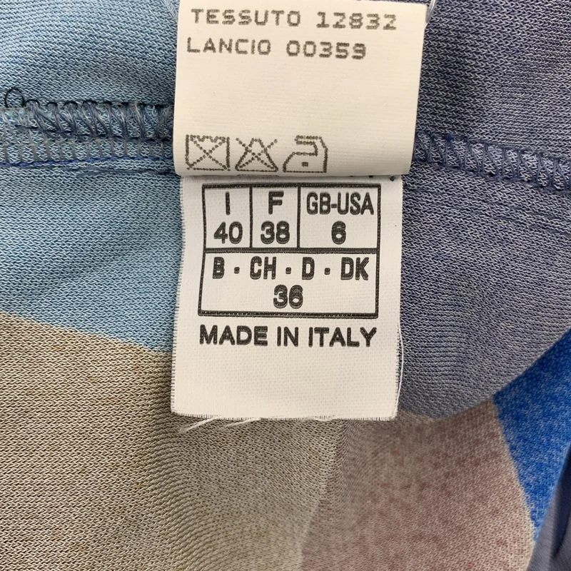 EMILIO PUCCI / エミリオプッチ | ジオメトリック シアーワンピース | 40 | レディース
