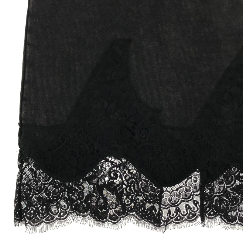 AMERI / アメリ | CHEMICAL OVERDYE LACE SWEAT SKIRT / ケミカル オーバーダイ レース スウェットスカート | S | レディース