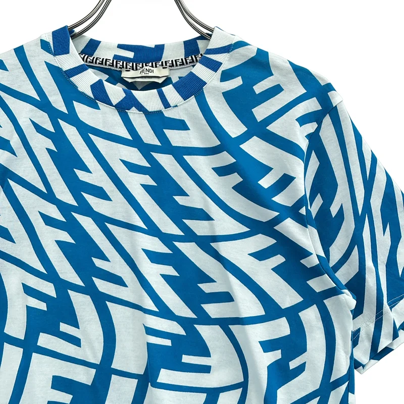 FENDI / フェンディ | コットン 総柄 Tシャツ | S | レディース