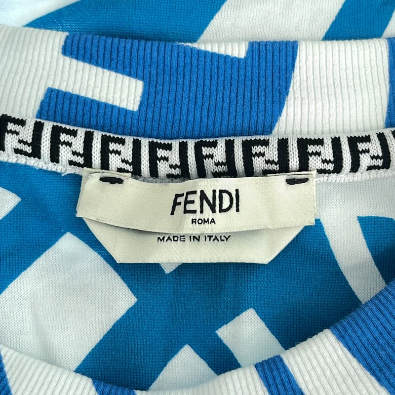 FENDI / フェンディ | コットン 総柄 Tシャツ | S | レディース