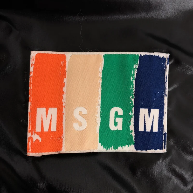 MSGM / エムエスジーエム | ウール ダウン切り替え ノースリーブ ステンカラーコート | 46 | メンズ