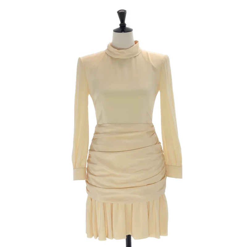 GUCCI / グッチ | 2023SS | Silk Ruched Mini Dress / シルク ラッチド ミニドレス | 36 | レディース
