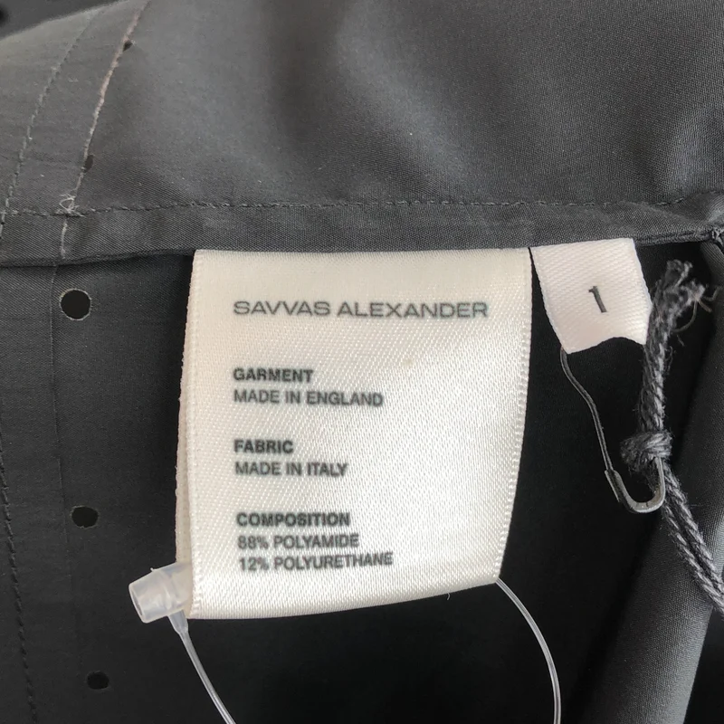 SAVVAS ALEXANDER / サヴァス アレキサンダー / パンチング ラップスカート | SAVVAS ALEXANDER / サヴァス アレキサンダー / パンチング ラップスカート | 1 | レディース