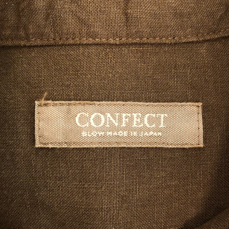 nest robe CONFECT / ネストローブコンフェクト | オーバーダイ リネン レギュラーカラーシャツ | 6 | メンズ