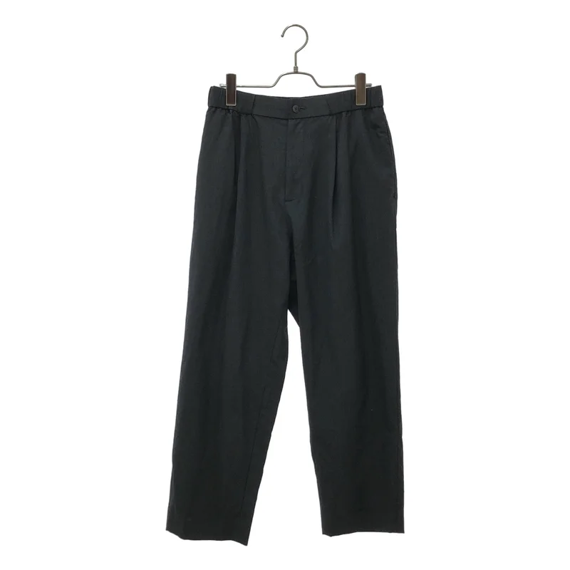 ATON / エイトン | WOOL TROPICAL TAPERED EASY PANTS / ウールトロピカル テーパードイージーパンツ | 2 | メンズ