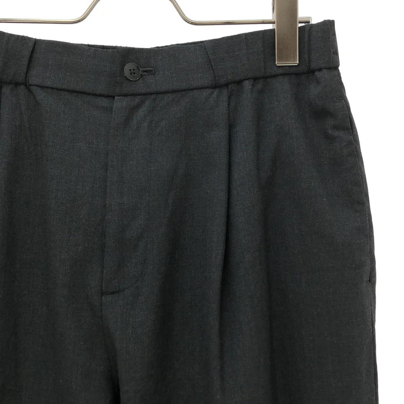 ATON / エイトン | WOOL TROPICAL TAPERED EASY PANTS / ウールトロピカル テーパードイージーパンツ | 2 | メンズ