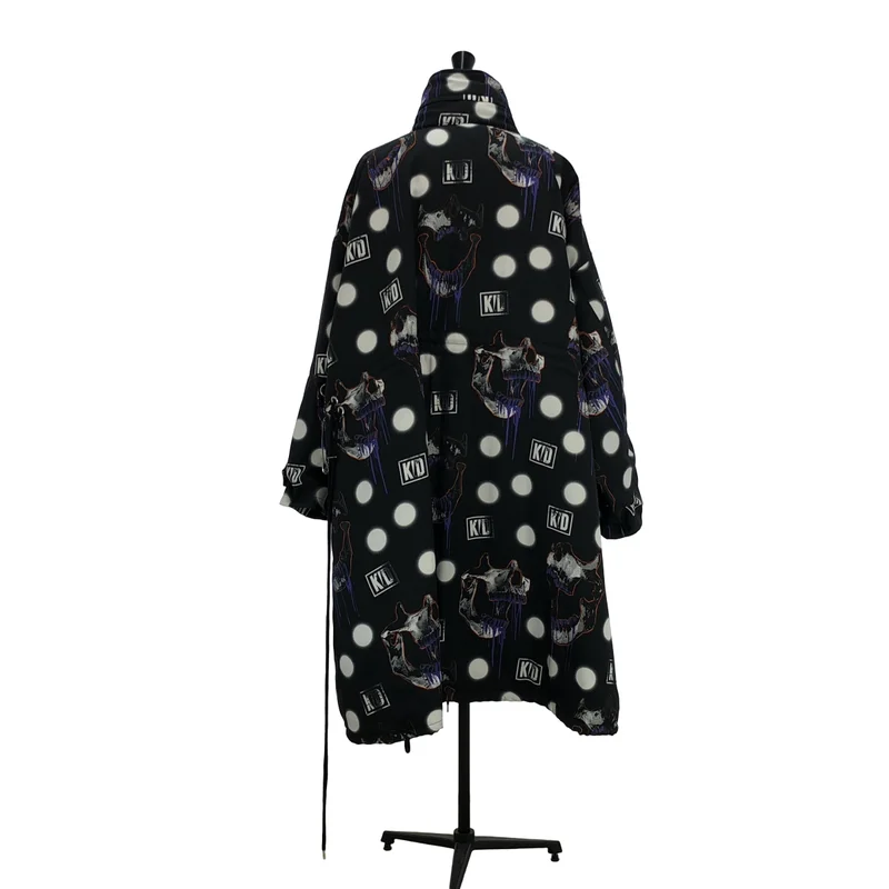 KIDILL / キディル | 2023AW | MODS COAT SKULL PRINT PATTERN / スカル プリント モッズコート | F | メンズ