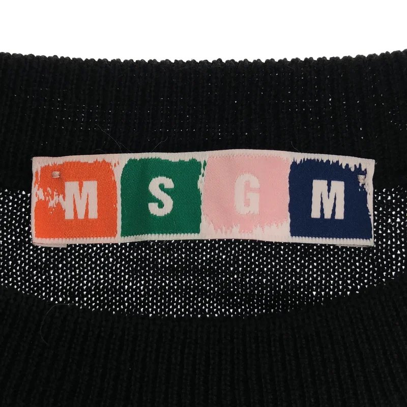 MSGM / エムエスジーエム | ウール ハート クルーネックニット | S | レディース
