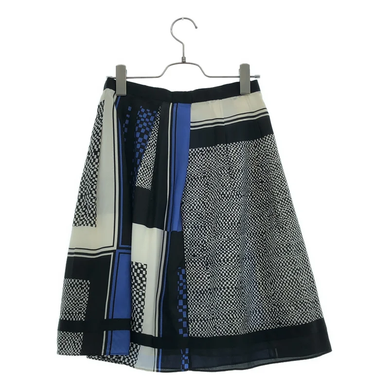 sacai / サカイ | キュプラ マルチチェック プリーツスカート | 2 | レディース