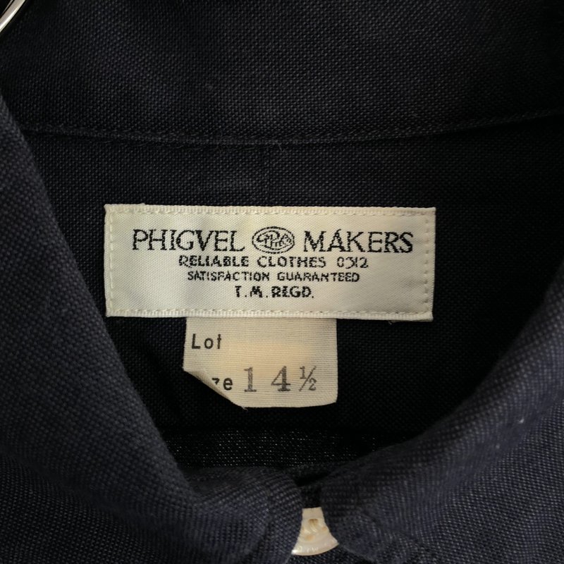 PHIGVEL / フィグベル | CLASSIC B.D SHIRTS / コットン ボタンダウン シャツ | 1 | メンズ