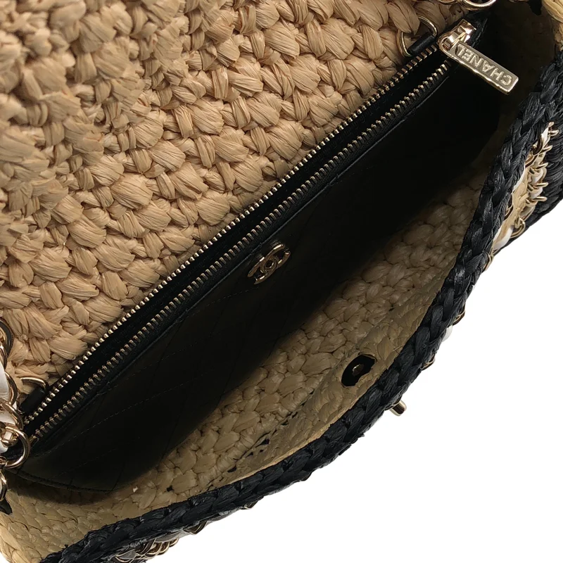 CHANEL / シャネル | ラフィア シングル  ハンドバッグ AS4515 |