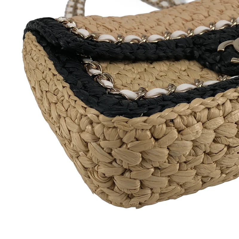 CHANEL / シャネル | ラフィア シングル  ハンドバッグ AS4515 |