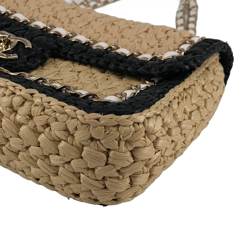 CHANEL / シャネル | ラフィア シングル  ハンドバッグ AS4515 |