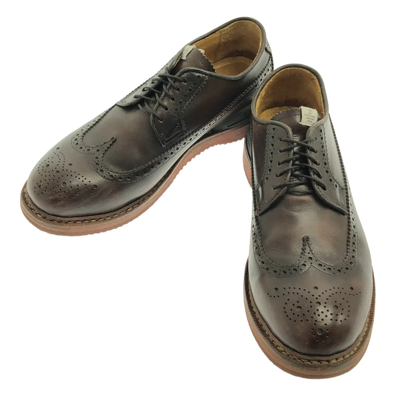 visvim / ビズビム | PATRICIAN WT-FOLK レザー ウイングチップ レースアップシューズ | 9.5 | メンズ
