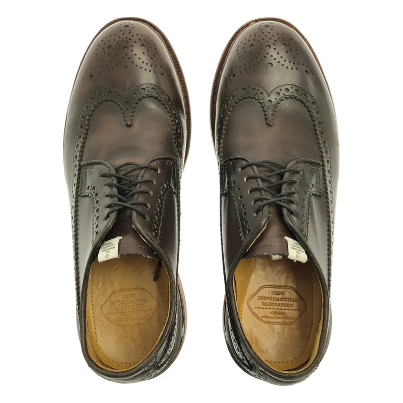visvim / ビズビム | PATRICIAN WT-FOLK レザー ウイングチップ レースアップシューズ | 9.5 | メンズ