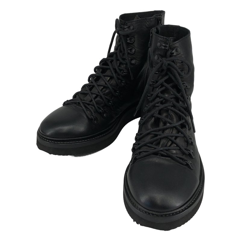 YOHJI YAMAMOTO POUR HOMME / ヨウジヤマモトプールオム | 2024AW | HORSE GRAIN TREKKING BOOTS / ホースレザー トレッキングブーツ | 2 | メンズ