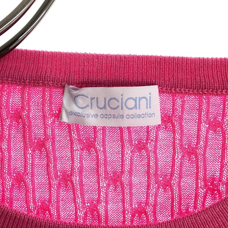 Cruciani / クルチアーニ | カシミヤ シルク ショートスリーブニット | 42 | レディース
