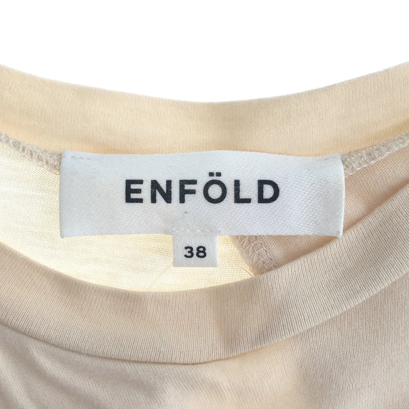 ENFOLD / エンフォルド | アシンメトリー ノースリーブ カットソー | 38 | レディース