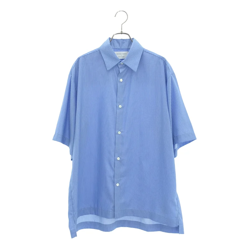 UNITED TOKYO / ユナイテッドトウキョウ | DRY RAYON ストライプショートスリーブシャツ | 1 | メンズ
