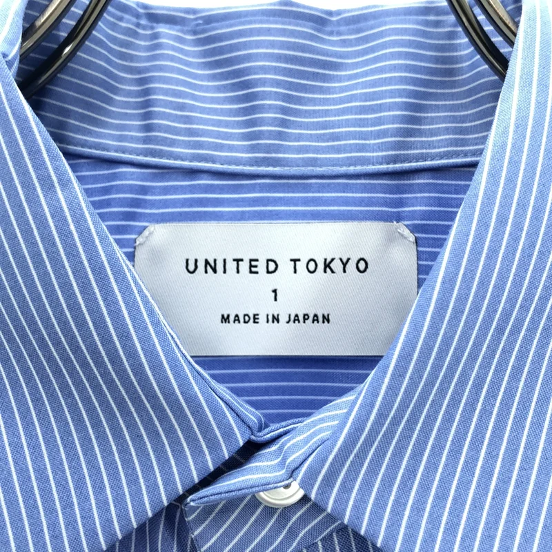 UNITED TOKYO / ユナイテッドトウキョウ | DRY RAYON ストライプショートスリーブシャツ | 1 | メンズ