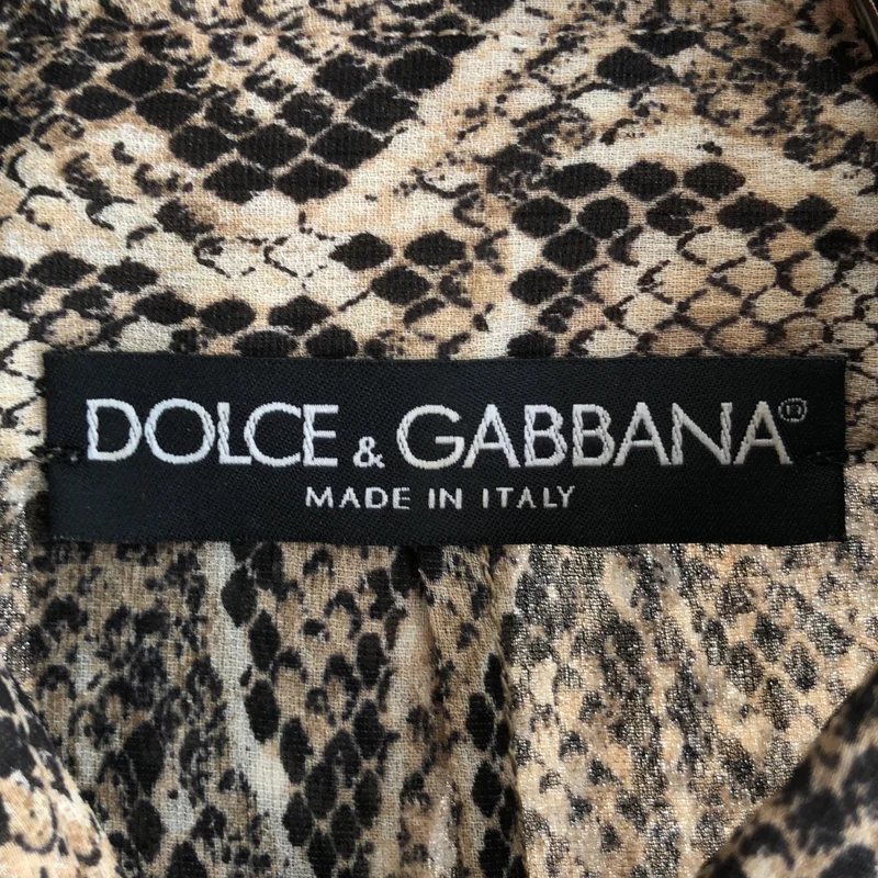 DOLCE＆GABBANA / ドルチェ＆ガッバーナ | パイソン シャツ_長袖 |