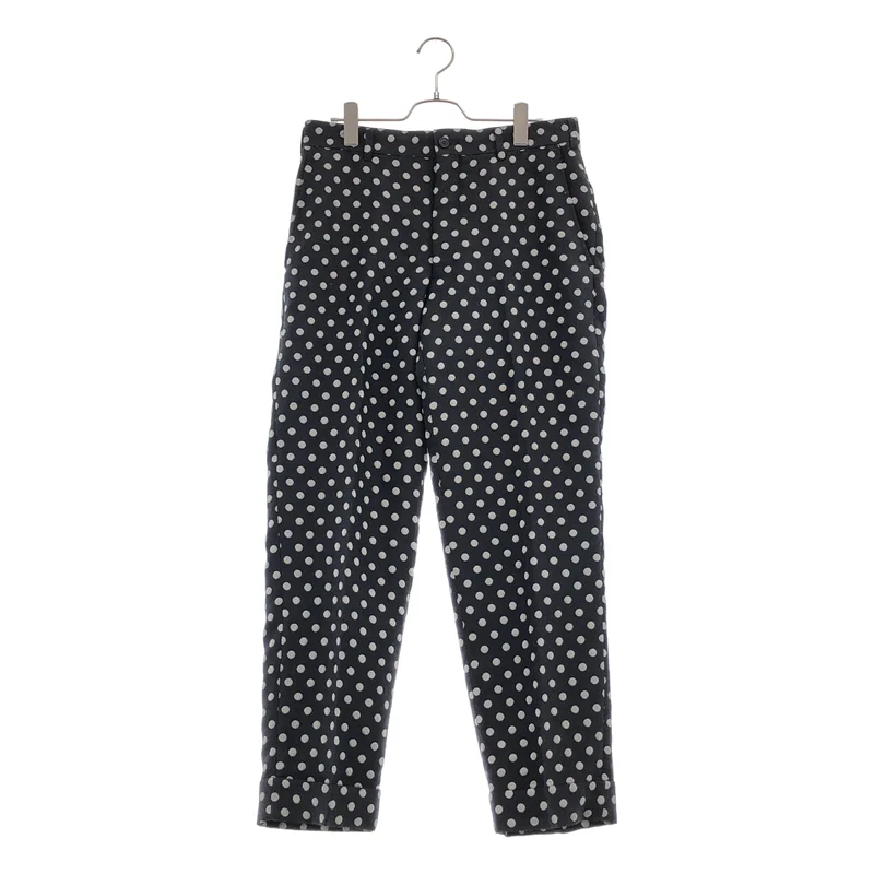 COMME des GARCONS HOMME PLUS / コムデギャルソンオムプリュス | 2012AW | ポリエステル縮絨 ドット ジャガード スラックス | S | メンズ
