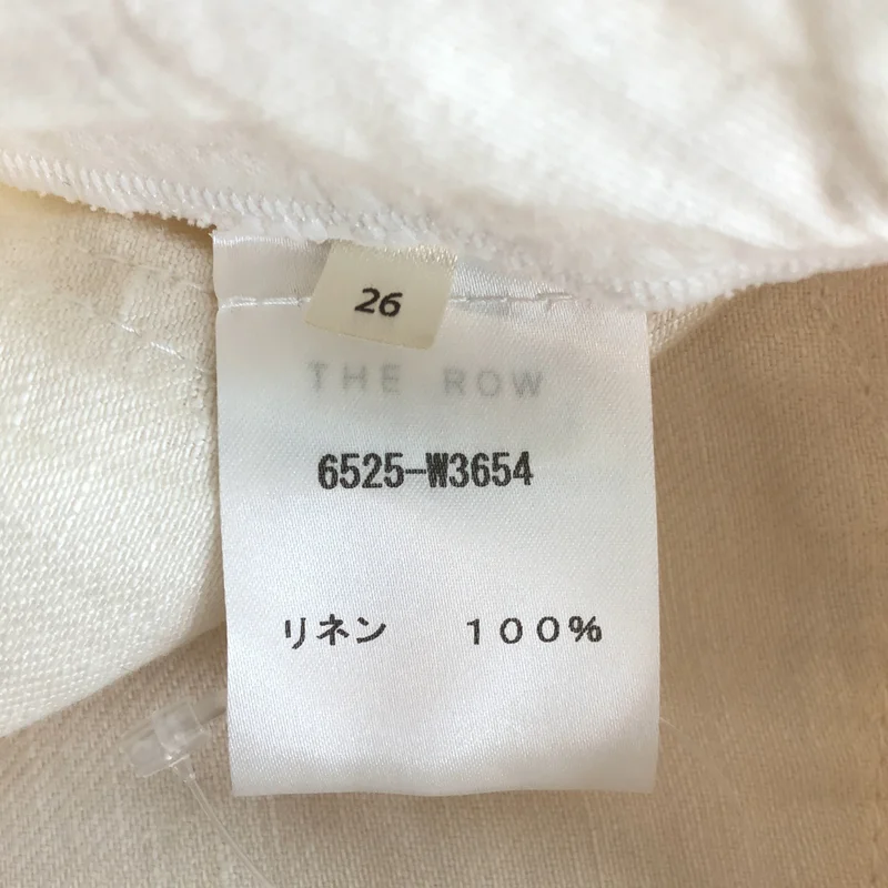 THE ROW / ザロウ | リネン ワイドパンツ 6525-W3654 | 26 | レディース