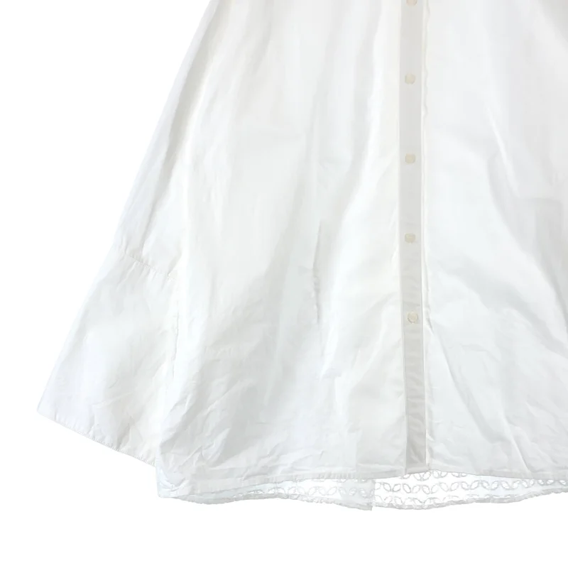 CITYSHOP / シティショップ | 2024SS | コットン バックレース ビッグスリーブシャツ | F | レディース